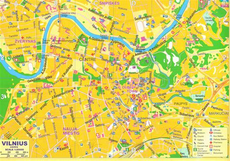 Vilnius Map - Detailed City and Metro Maps of Vilnius for Download ...