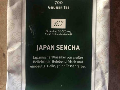 Teegschwendner Japan Sencha Extra Fine Bio Kalorien Tee Getr Nke Fddb