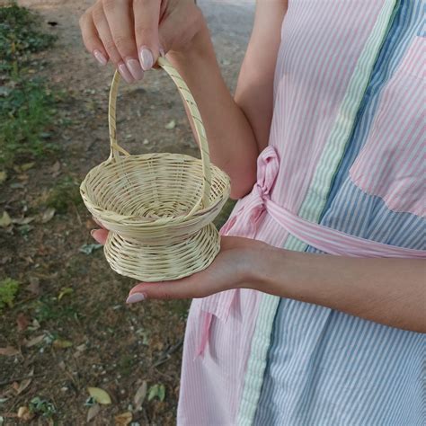 Mini Cane Basket With Handle PadaWorks