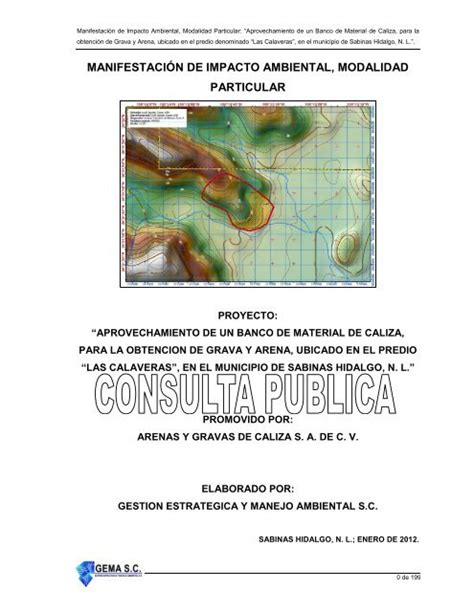 Manifestación De Impacto Ambiental Modalidad Sinat Semarnat