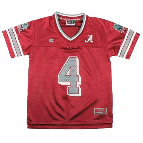 Alabama Crimson Tide Kid's Football Jersey By Colosseum - #4