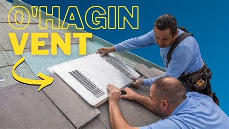 How To Install An O Hagin Vent On A Flat Tile Roof Youtube