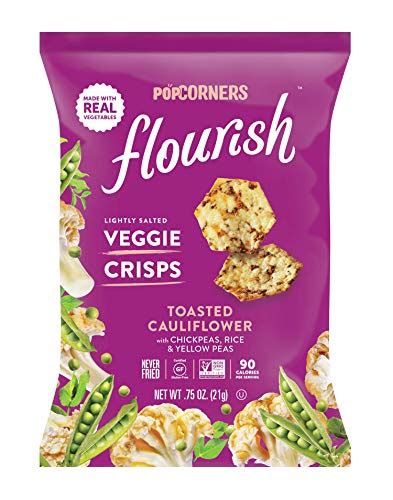 Popcorners Flourish Veggie Crisps Variety Pack 4 Flavors 24count