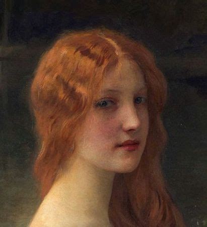 A Painting Of A Woman With Red Hair