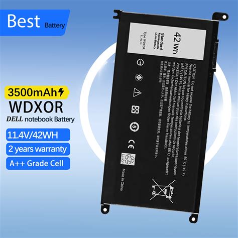 New Wdxor Laptop Battery For Dell Vostro Inspiron