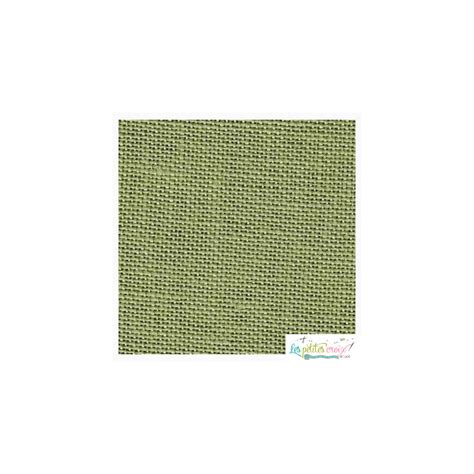 Toile Zweigart Lin Belfast Fils Vert Rouille