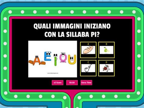 Parole Con Le Sillabe Pa Pe Pi Po Pu Gameshow Quiz