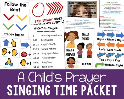 25 Easy A Childs Prayer Singing Time Ideas Lds Primary Song