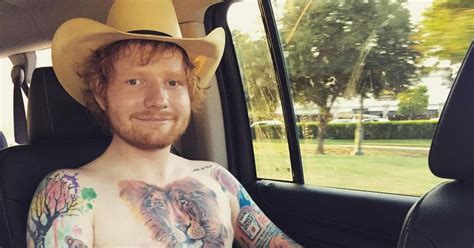 Ed Sheeran Has a Lot of Tattoos