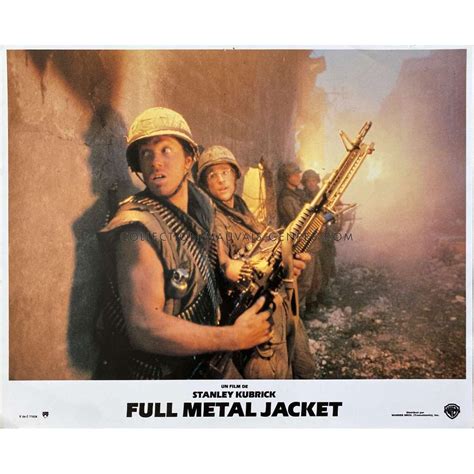 Full Metal Jacket French Lobby Card 9x12 In 1989 N03