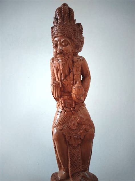 Image Priest 1 Wood Bali Indonesia Catawiki