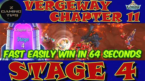 Vergeway Chapter Stage Fast Easily Win In Seconds