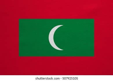 Maldivian National Official Flag Patriotic Symbol Stock Illustration ...