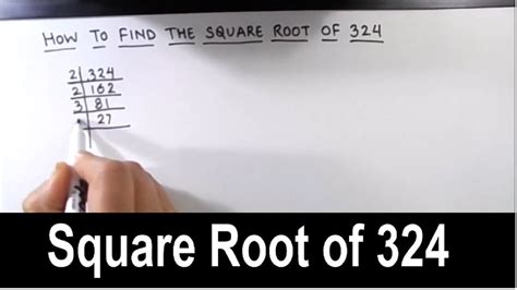 How To Find Square Root Of By Prime Factorization Square Root Of