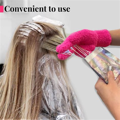 Bleich Handschuhe Nylon Haar Richt Zul Curling Friseur W Rme Best Ndig