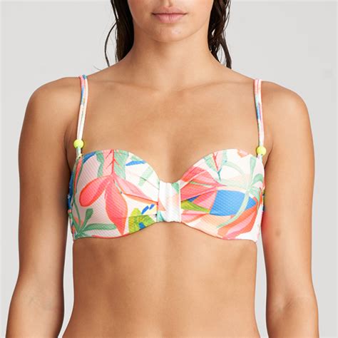 Marie Jo Swim Tarifa Strapless Bikini Oberteil Tropical Blossom Annadiva