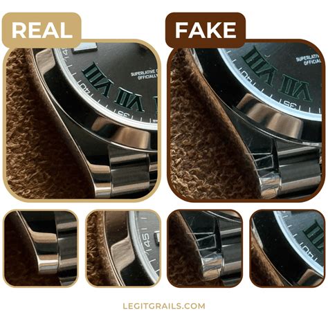 How To Spot A Real Vs Fake Rolex Datejust Watch Legitgrails