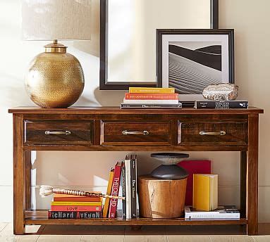 Bowry Reclaimed Wood Console Table Pottery Barn