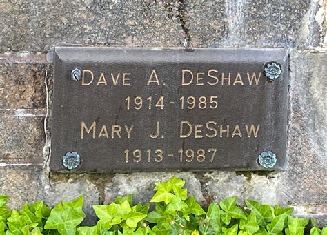 Mary J. DeShaw (1913-1987) - Find a Grave Memorial