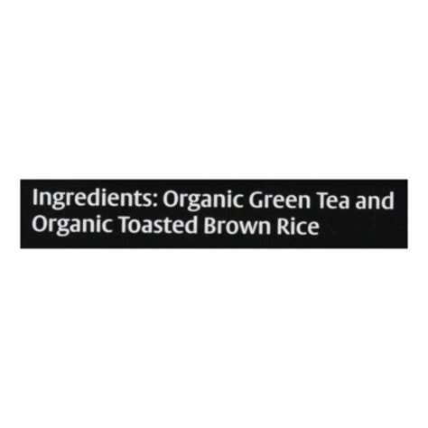 Choice Organic Teas Green Tea With Toasted Brown Rice 16 Tea Bags Case Of 6 6 Pack 16 Bag