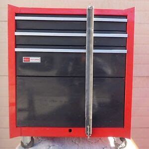 Sears Craftsman 4 Drawer Cabinet Tool Box Storage Rolling with Locking ...