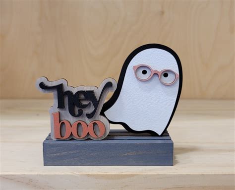 Hey Boo and Glasses Ghost - Halloween Decor - 1050 | 213 Mercantile