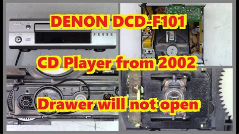 Denon DCD F101 Compact Compact Disc CD Player Drawer Wont Open