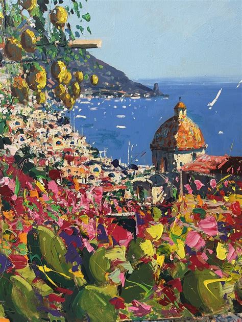 Positano Painting 1428 Painting By Agostino Veroni Saatchi Art