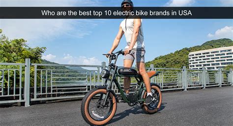 Who are the best top 10 electric bike brands in USA - Best Electric ...