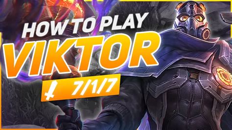 How To Play Viktor And Carry Season Build Runes Viktor Vs