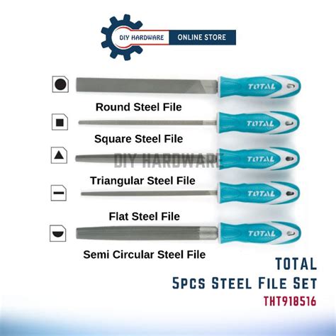 Total Steel File Set Pcs Tht Shopee Malaysia