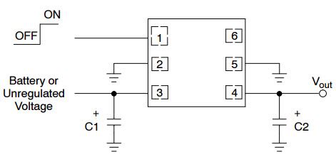 Typical Application For Ma Cmos Low Noise Low Dropout Voltage