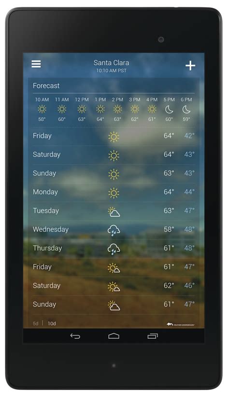 Yahoo Weather For Android Communication Arts