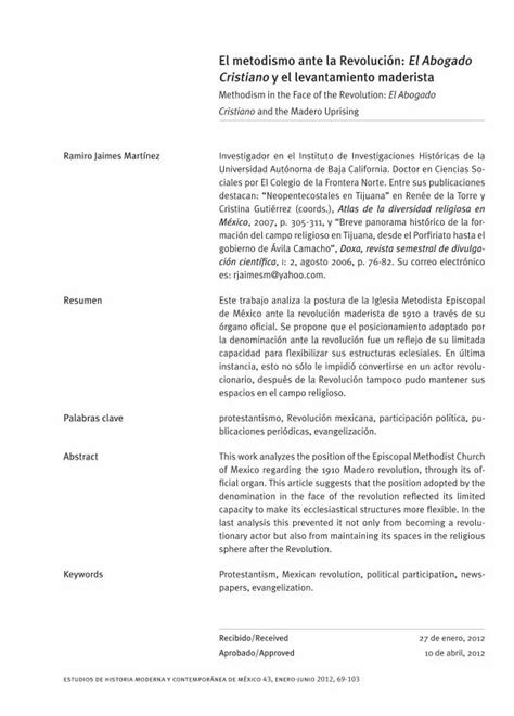 PDF El metodismo ante la Revolución El Abogado Justo L González