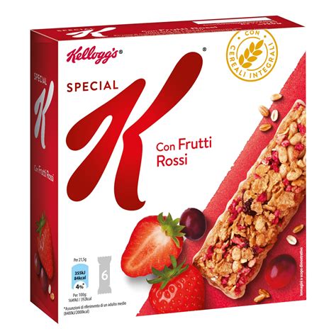 Special K Barretta Frutti Rossi Kellogg S