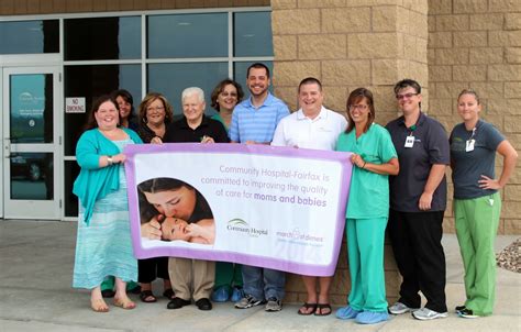 Community Hospital Fairfax March Of Dimes Recognizes Community Hospital Fairfax For Its Work To