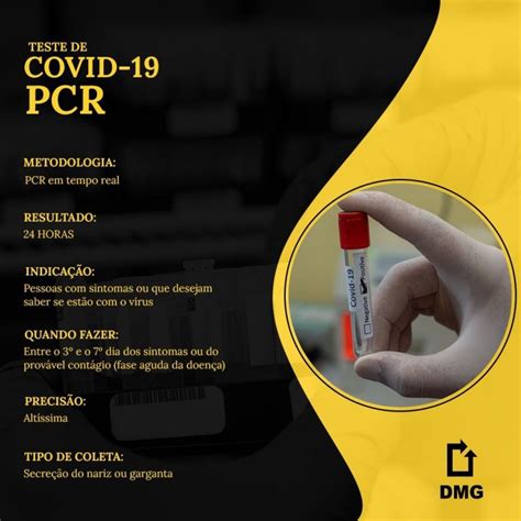 Teste De COVID 19 PCR DMG