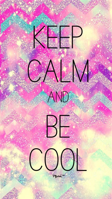 Keep Calm And Be Cool Galaxy Wallpaper