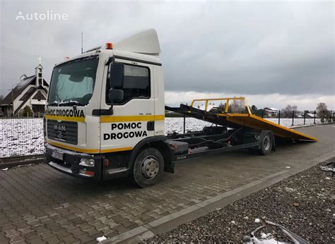 MAN TGL 8 240 Autolaweta Najazd Hydrauliczny Holownik Takelwagen Te