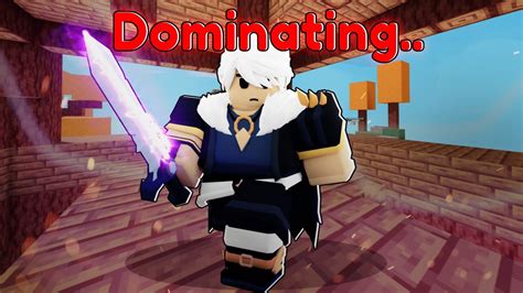 Dominating In The New Bedwars Gamemode Roblox Bedwars Youtube