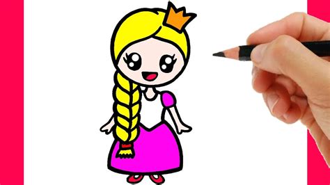 Como Desenhar Uma Princesa Facil Passo A Passo Youtube