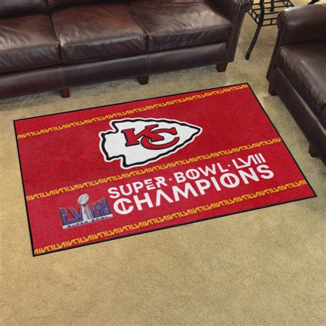 Fanmats | NFL - Kansas City Chiefs Super Bowl LVIII 4x6 Rug