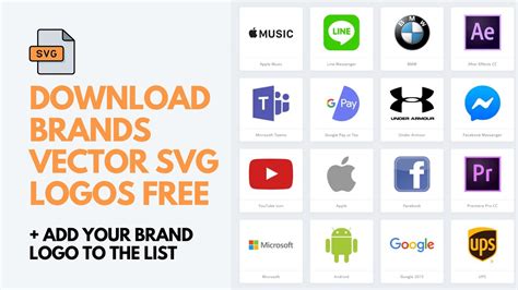 How To Download All Brands Vector Logos In Svg For Free Add Your