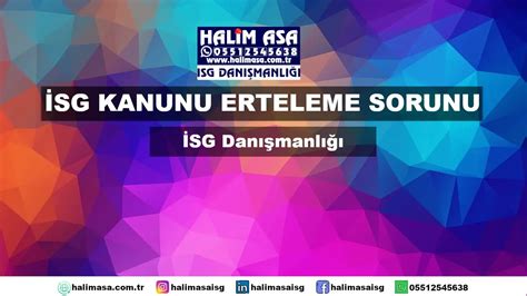 Sg Kanunu Erteleme Sorunu Sg Dan Man Ara