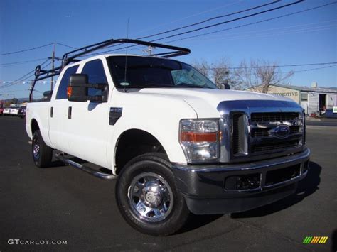 2008 Oxford White Ford F250 Super Duty Xlt Crew Cab 4x4 99009181 Car Color