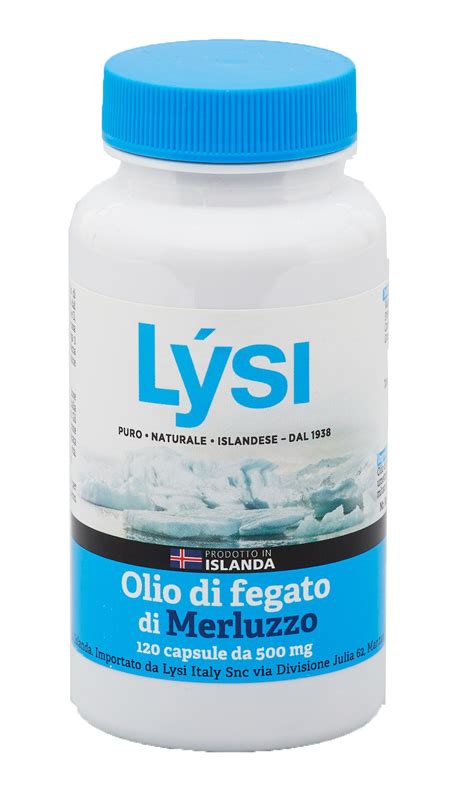 LYSI OLIO FEGATO MERLUZZO 120 CAPSULE Gescom S R L Ecommerce Farmacia