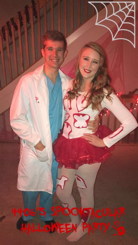 Halloween Couples Costume Doctor And Operation Game Doctor Halloween