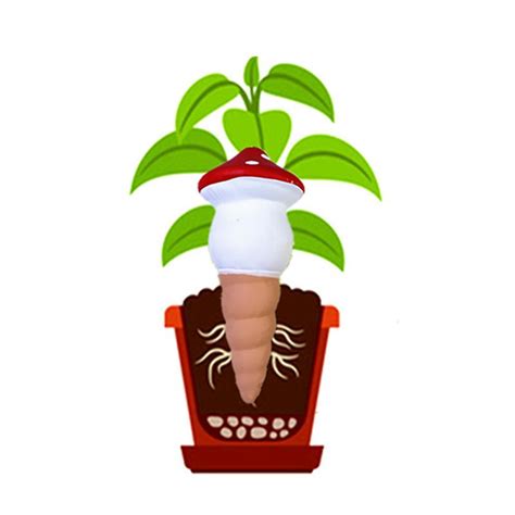 Ceramic Water Seepage Pottery Clay Mushroom Automatic Watering Device