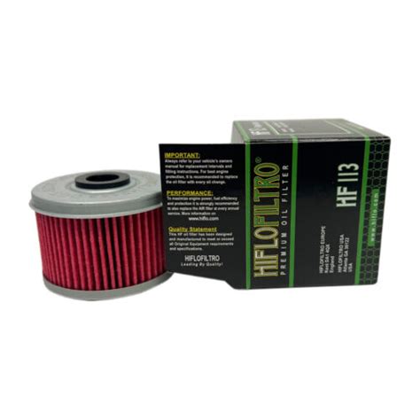 HiFlo HF113 Oil Filter For Honda CBF125 CBF250 XL125 Varadero VT125