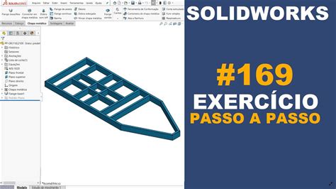 Solidworks Exerc Cio Estrutura De Metalon X X Mm